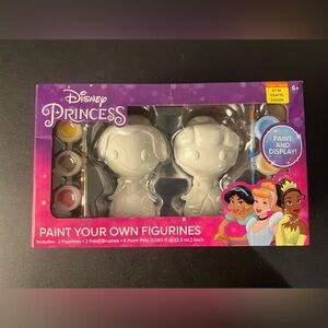 New Sealed Disney Princess Paint Your Own Figurines